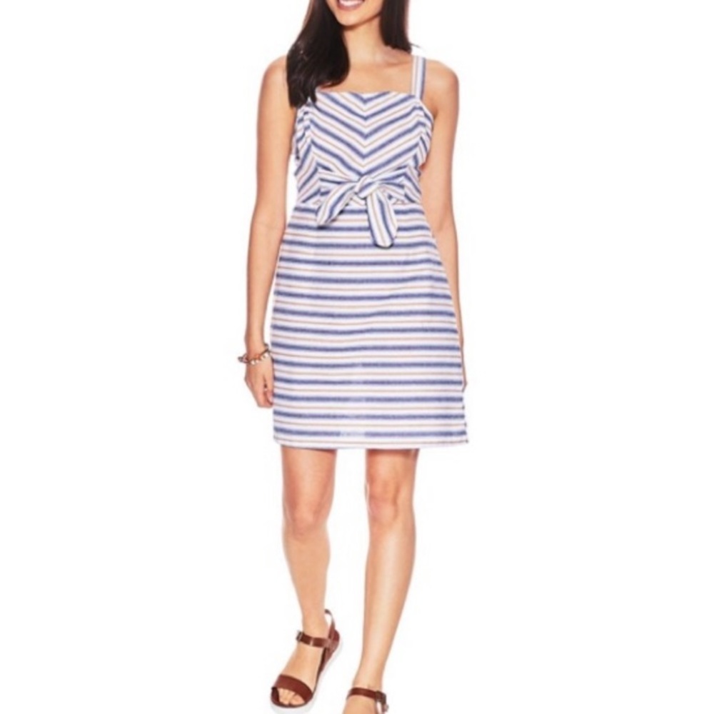 Derek Heart Tie Waist‎ A-Line Dress, Size M, NWT